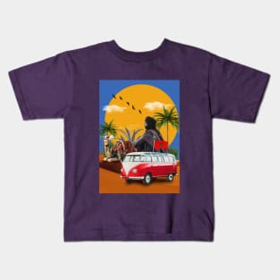 sahara dessert morocco Kids T-Shirt